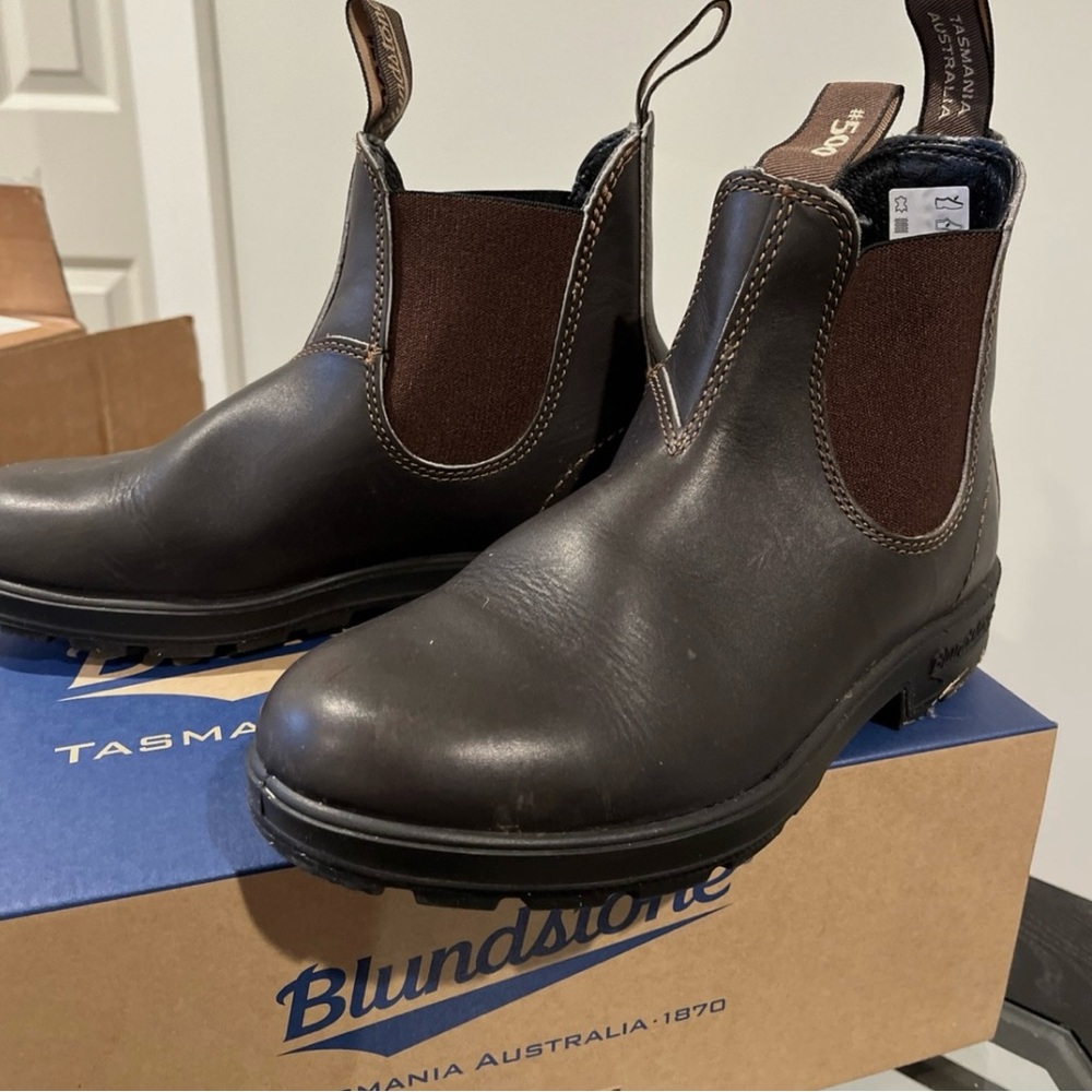 Blundstone 585 Brown Leather Boots